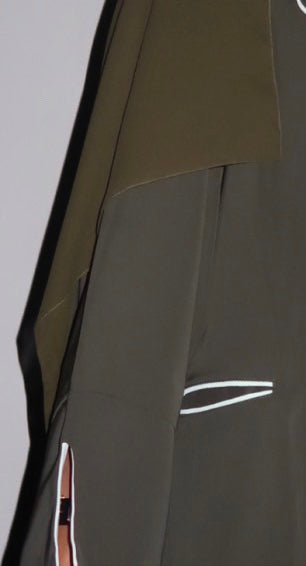 Olive Two Toned Abaya