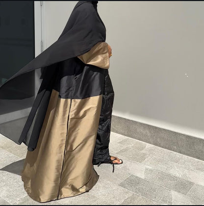 Two- toned bronze Abaya